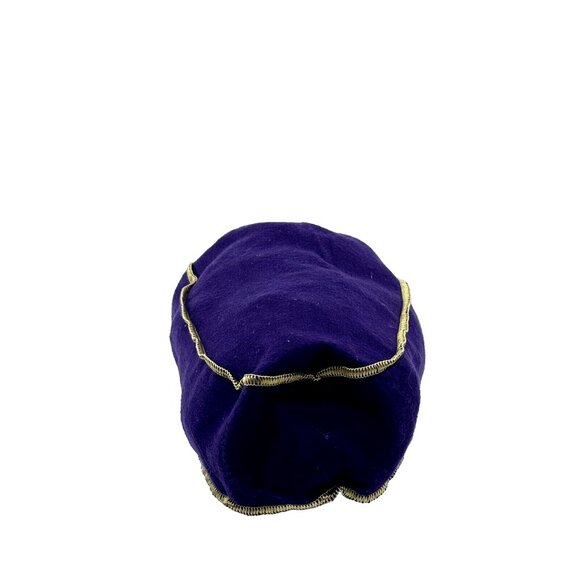 CROWN ROYAL Purple + Gold Drawstring Bag 7" - Picture 9 of 10